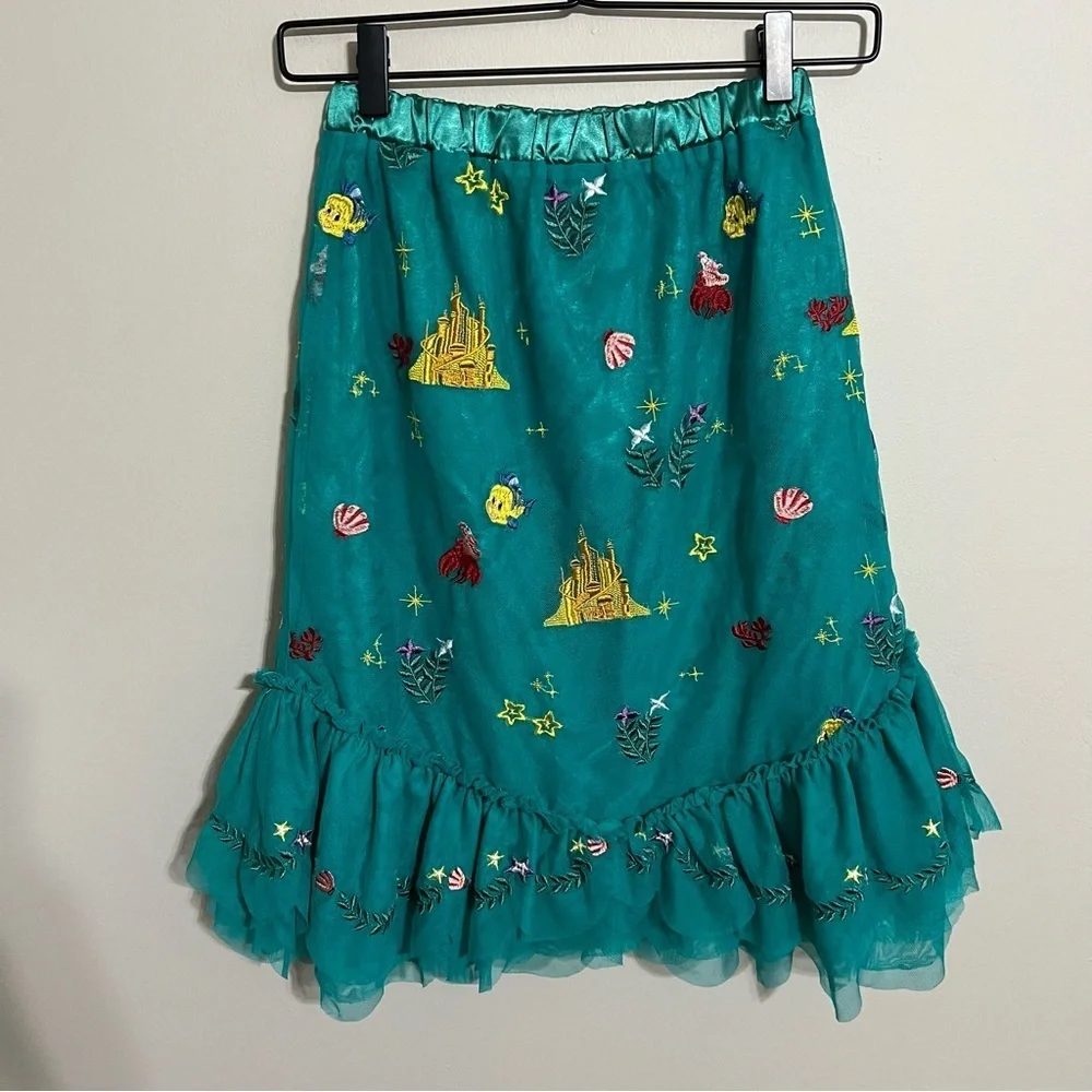 Hanna Andersson Disney The Little Mermaid Ariel Tulle Skirt size large
